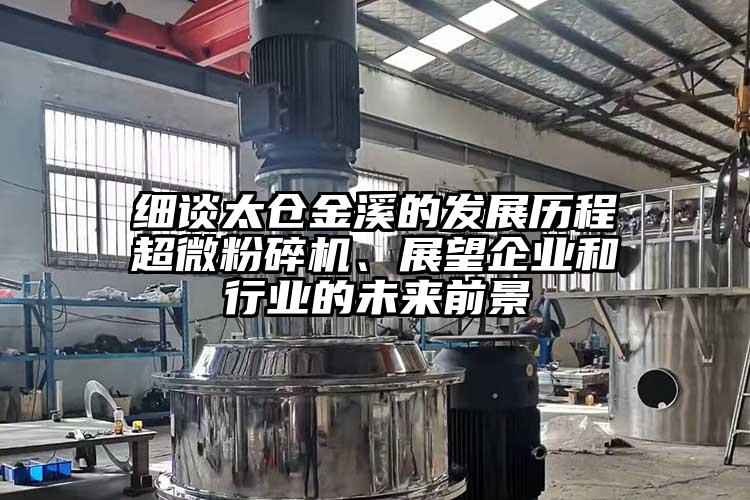 細(xì)談太倉金溪的發(fā)展歷程超微粉碎機(jī)、展望企業(yè)和行業(yè)的未來前景